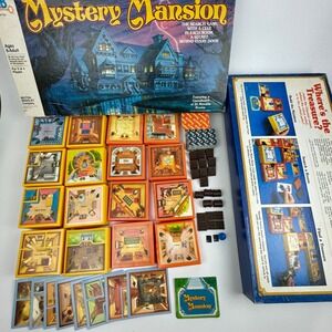 Vintage 1984 Mystery Mansion Board Game Milton Bradley 4402 Almost Complete